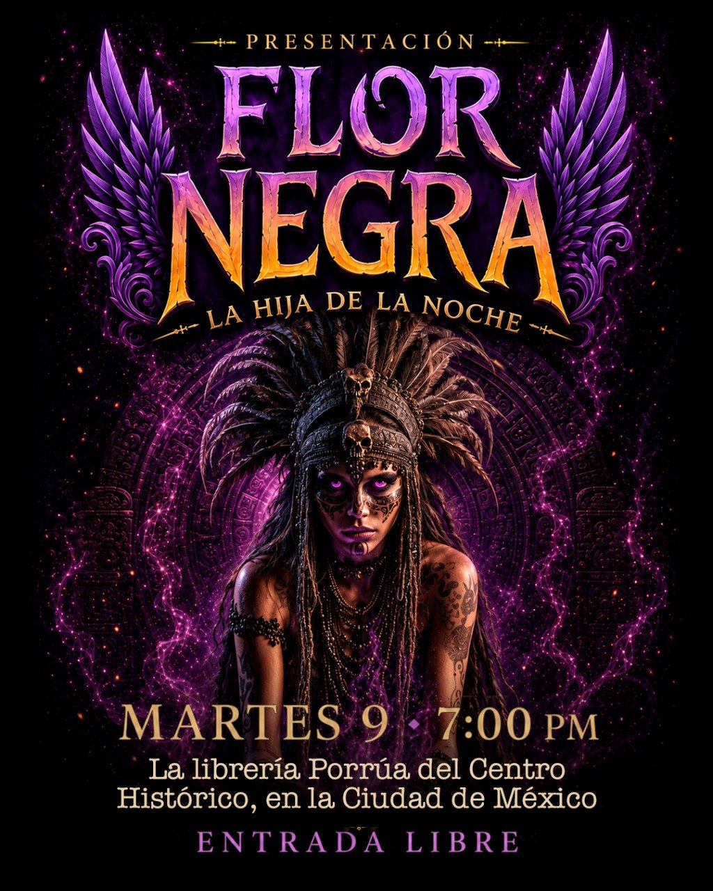Presentación de La hija de la noche