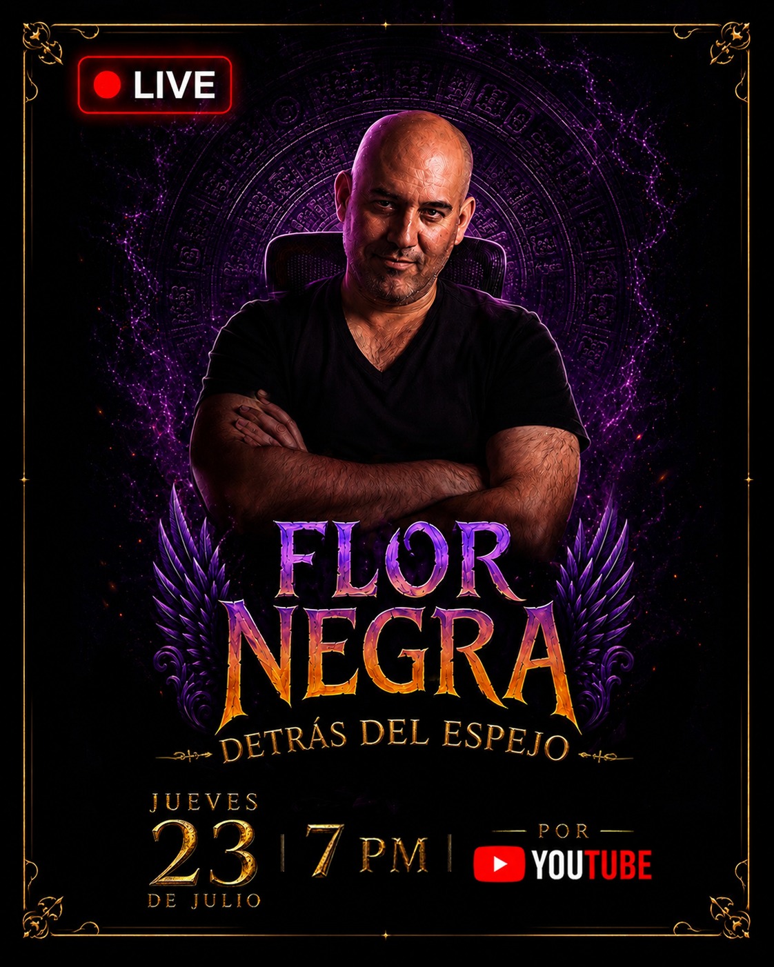 Flor Negra: Detrás del Espejo — En vivo por YouTube